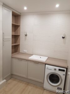 Стильні ніжні меблі в сан-вузлі