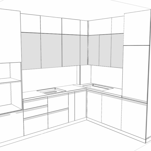 a1579k_look1 Ескіз кухні А1579к, файли для виробнитва якої на Віярі доступні для скачування